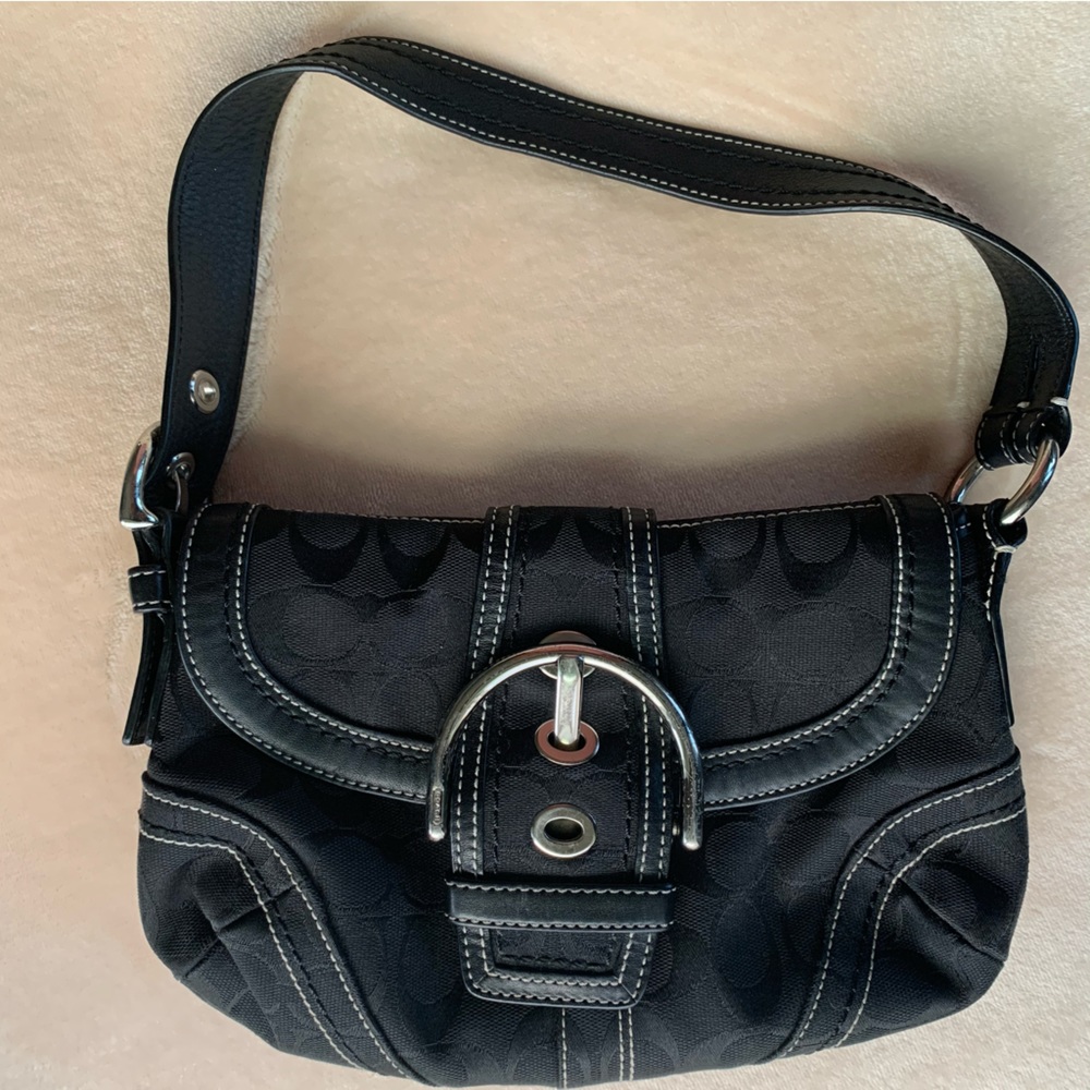 Coach Soho Monogram Shoulder Bag